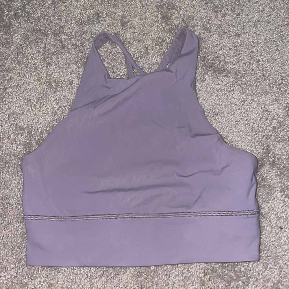 Lululemon Lavendar Halter Sports Bra